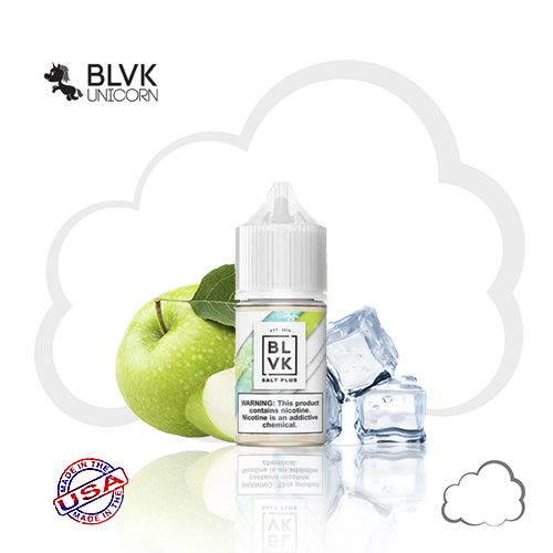 SaltNic - Blvk - Sour Apple Ice Salt Plus - 30ml