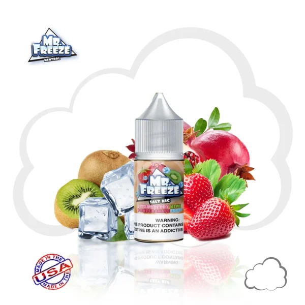 SaltNic - Mr Freeze - Strawberry Kiwi Pomegranate Frost - 30ml