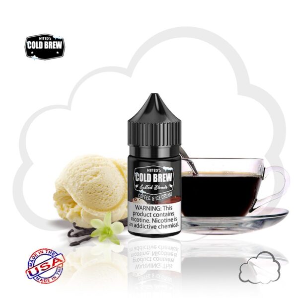SaltNic - Nitro's Cold Brew - Coffee & Ice Cream - 30ml
