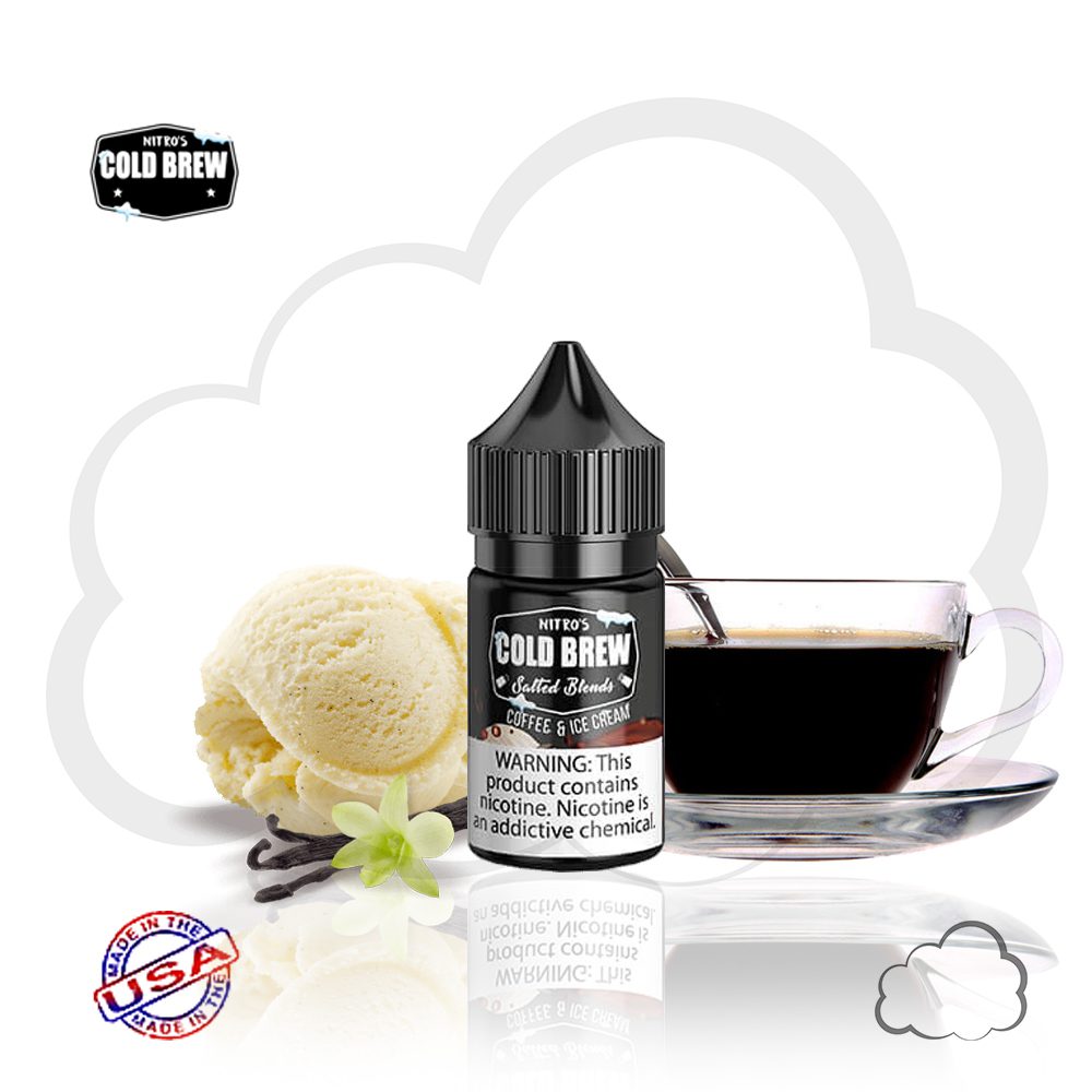 SaltNic - Nitro's Cold Brew - Coffee & Ice Cream - 30ml