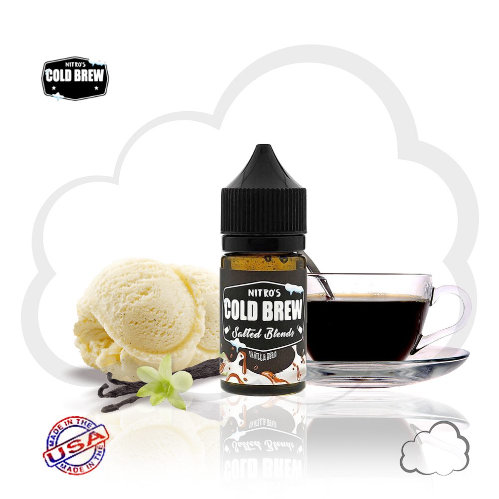 SaltNic - Nitro's Cold Brew - Vanilla Bean - 30ml